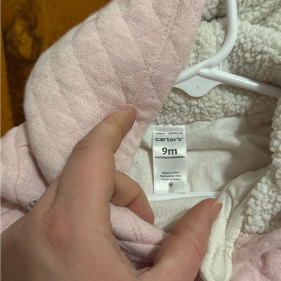 Carter's Pink Quilted Footie One Piece - Picture 4 of 11